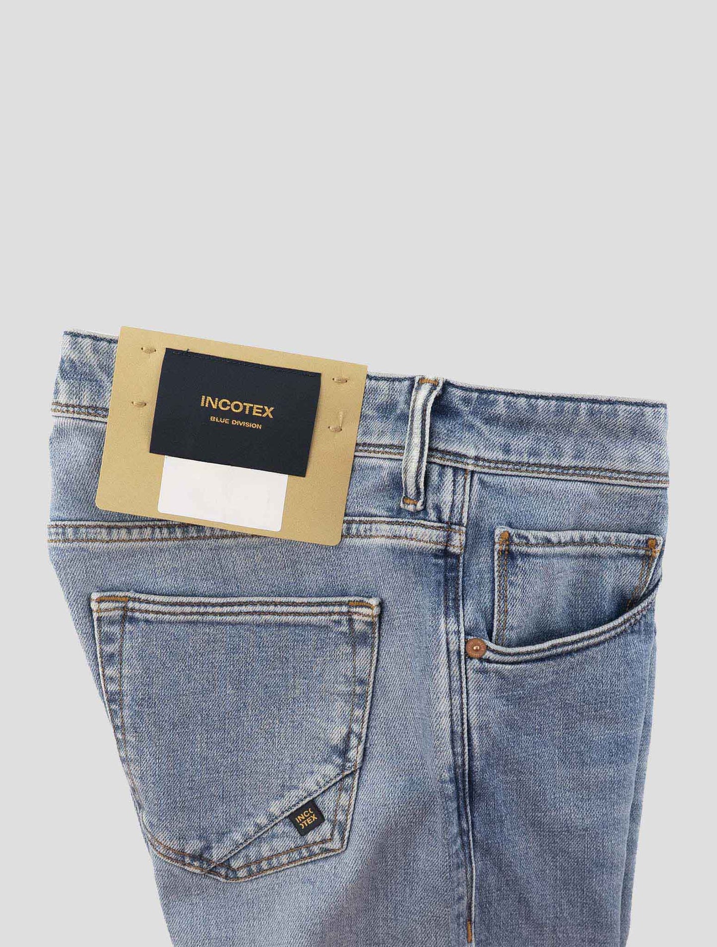 Incotex Blue Cotton Ea Jeans