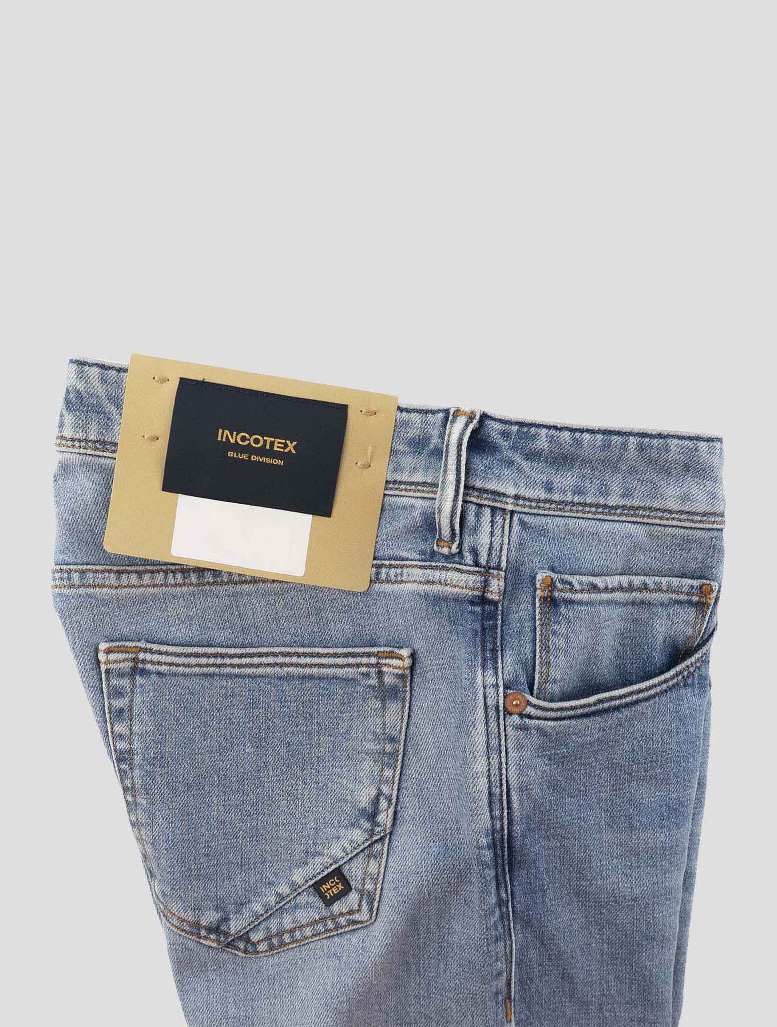 Incotex Blue Cotton Ea Jeans