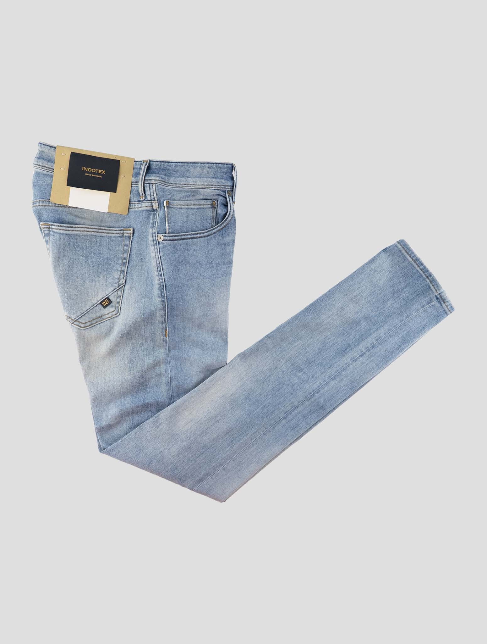 Incotex Blue Cotton Els Ea Jeans