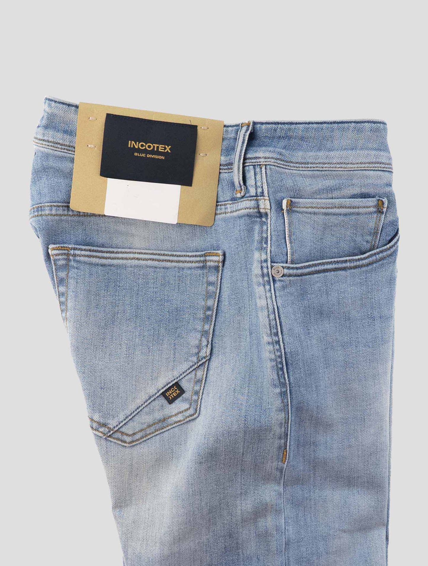 Incotex Blue Cotton Els Ea Jeans
