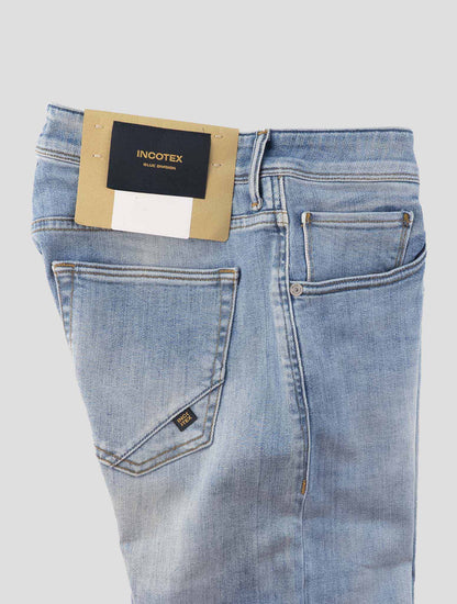 Incotex Blue Cotton Els Ea Jeans