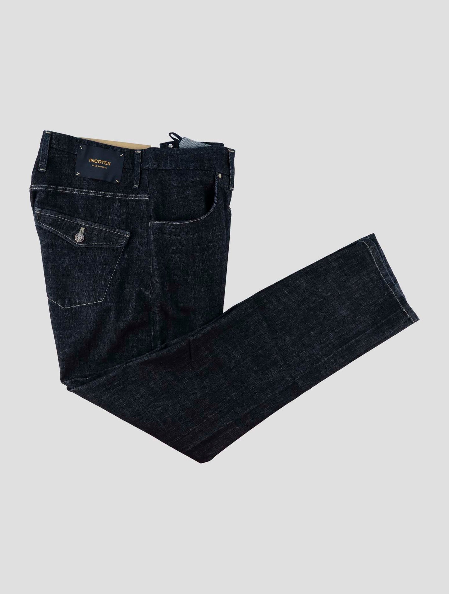 Incotex Dark Blue Cotton Ea Jeans