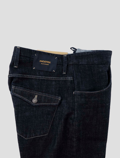 Incotex Dark Blue Cotton Ea Jeans