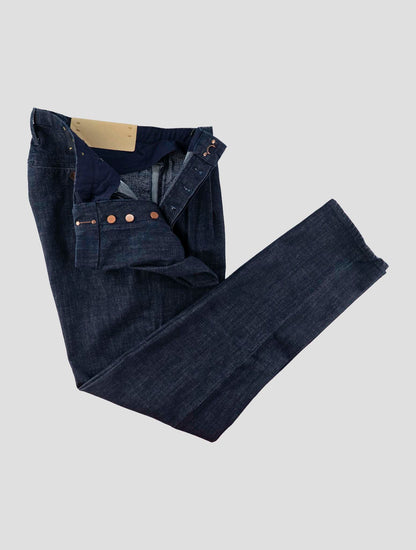 Incotex Dark Blue Cotton Ea Jeans