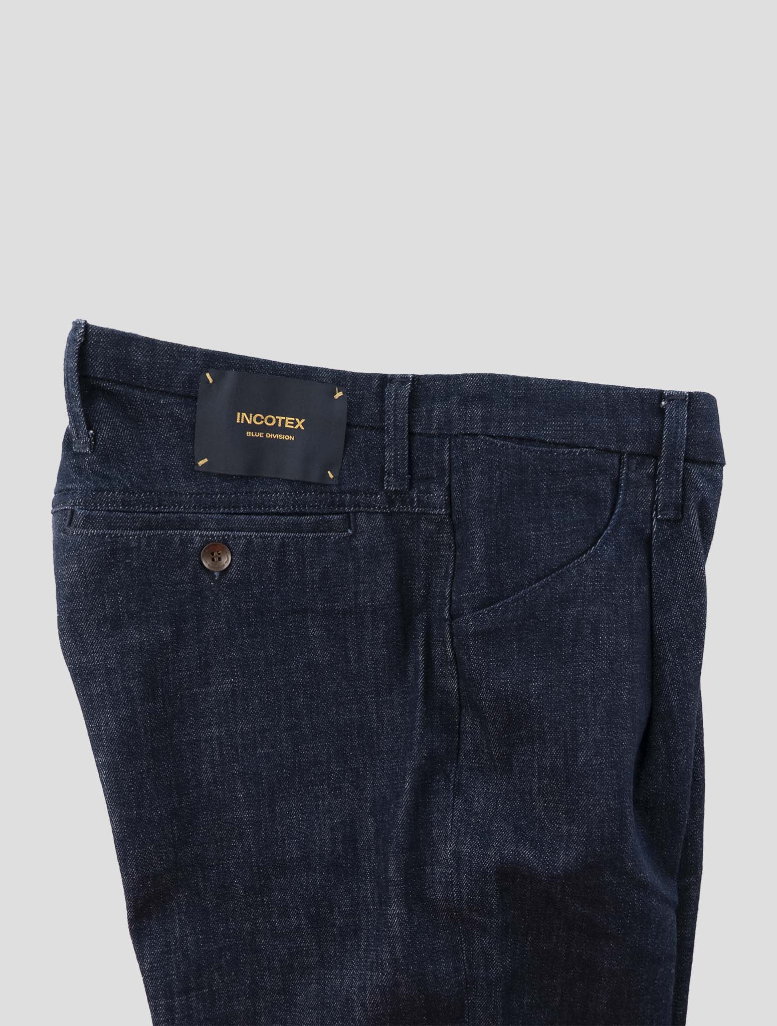 Incotex Dark Blue Cotton Ea Jeans
