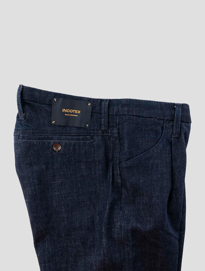 Incotex Dark Blue Cotton Ea Jeans