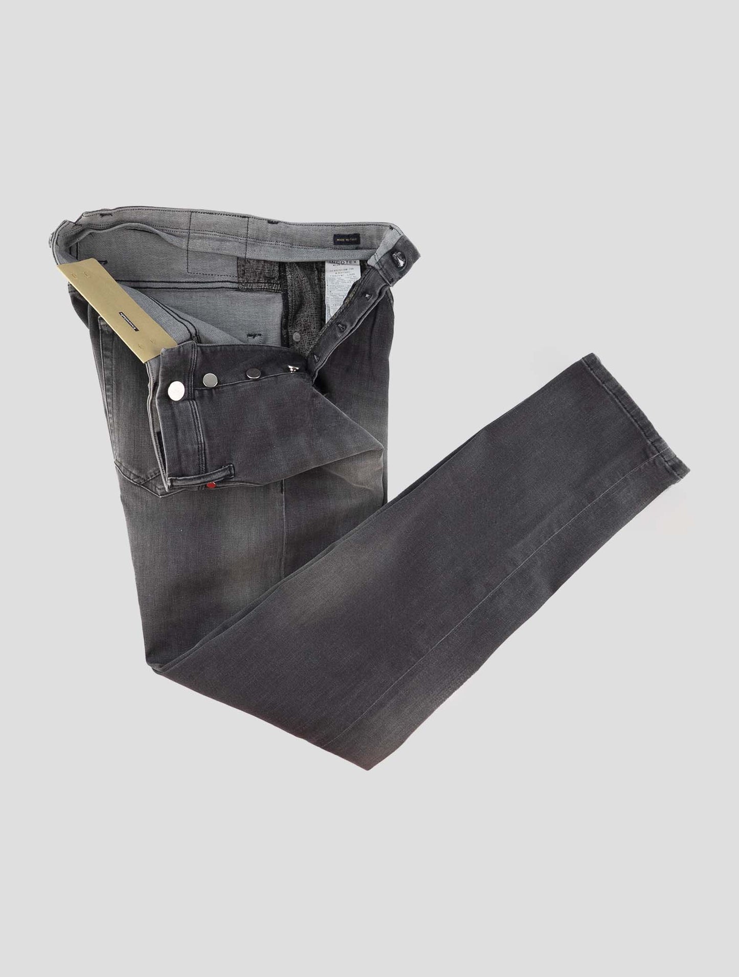 Incotex Gray Cotton Els Ea Jeans