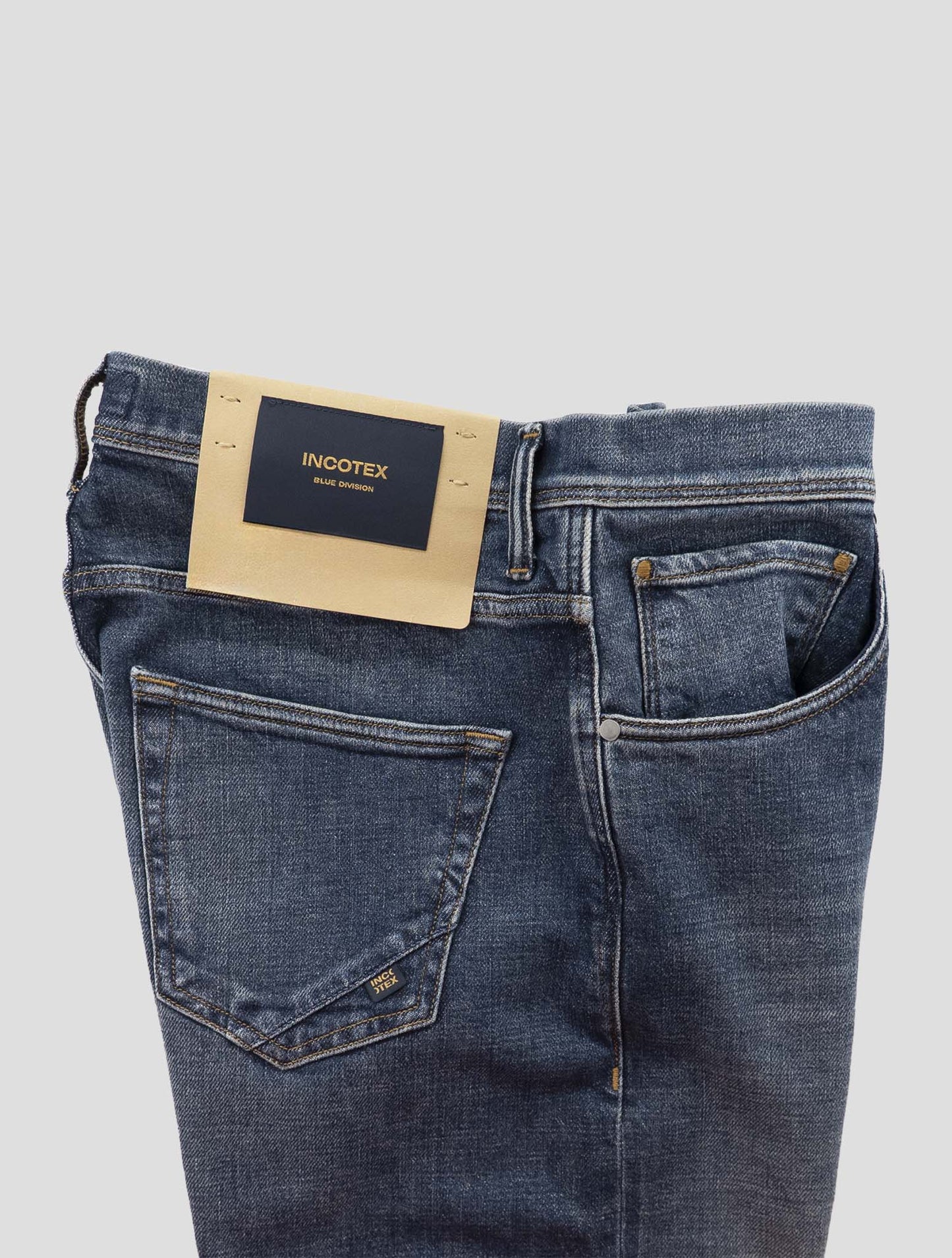Incotex Blue Cotton Ea Jeans