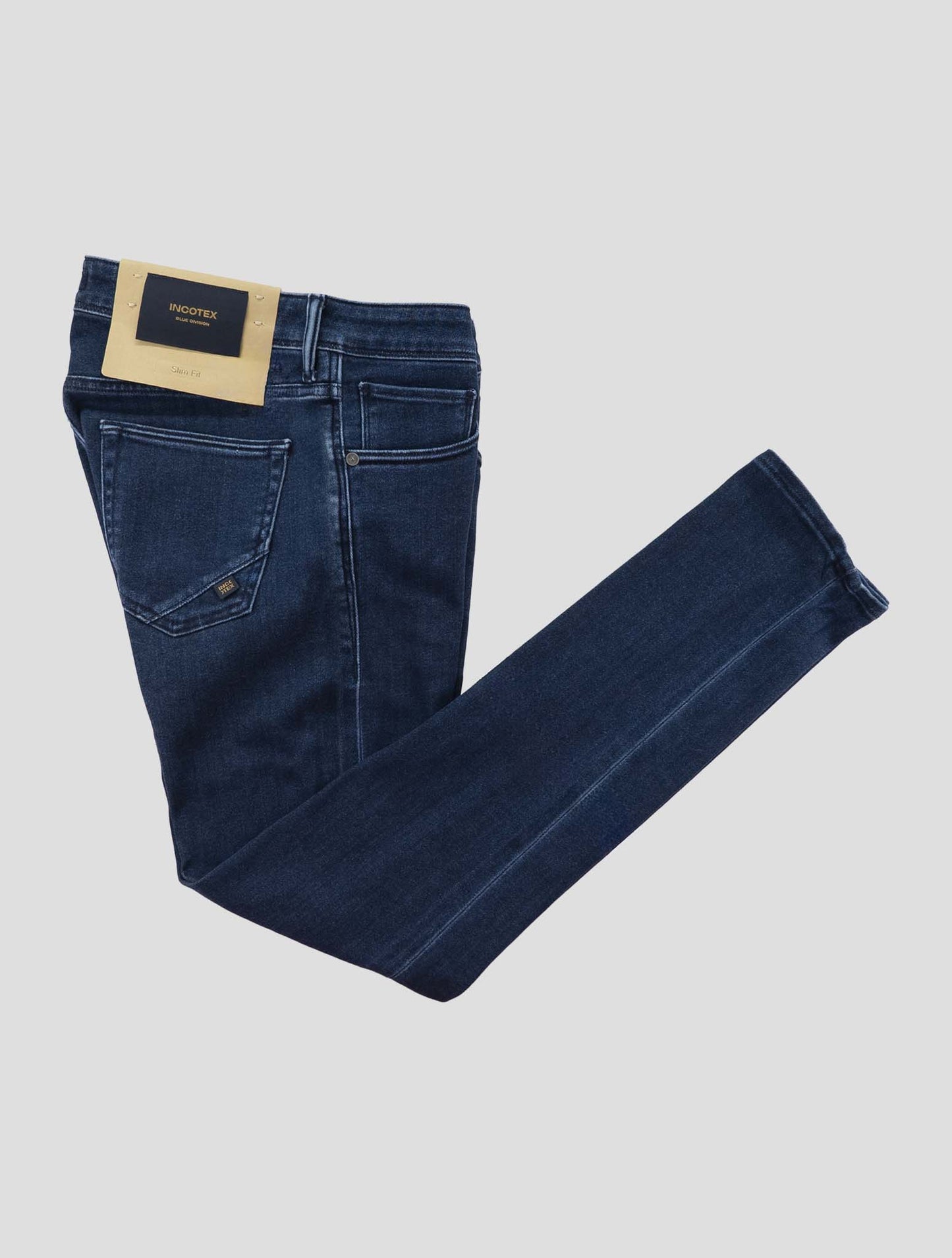 Incotex Blue Cotton Pl Ea Jeans