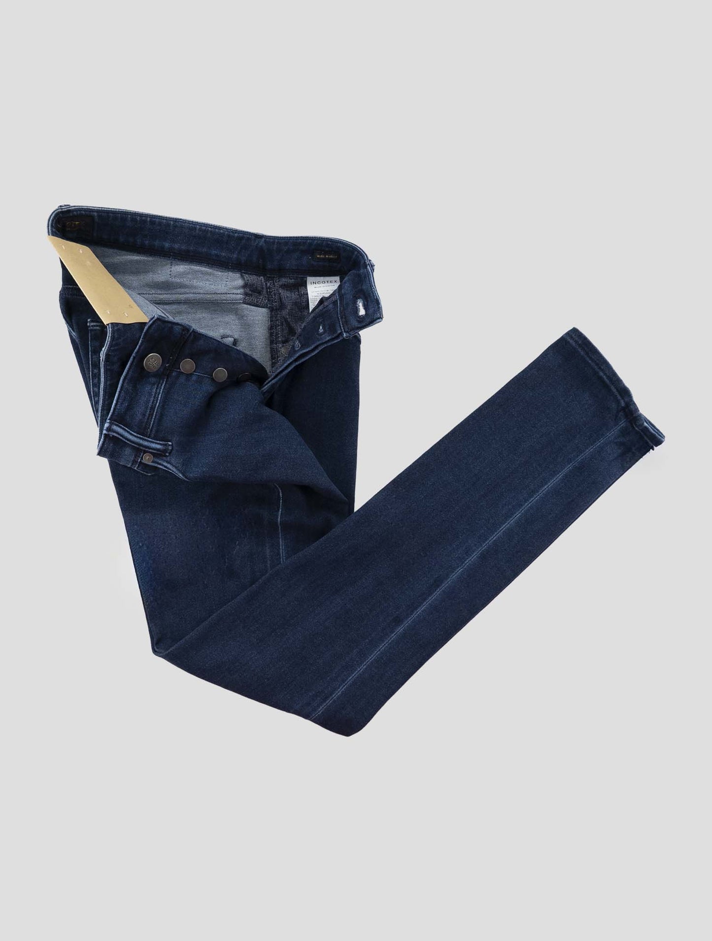 Incotex Blue Cotton Pl Ea Jeans