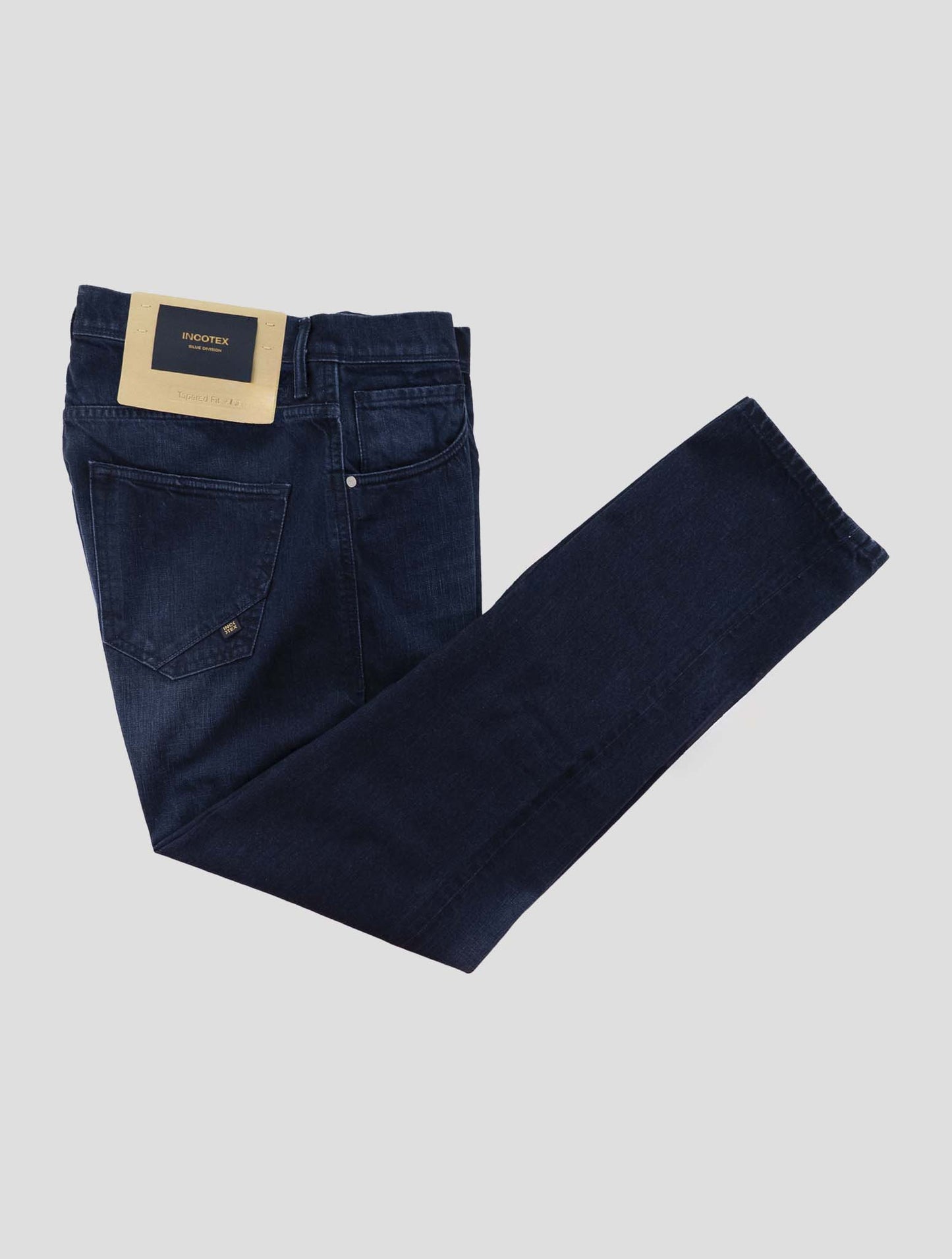 Incotex Blue Cotton Jeans