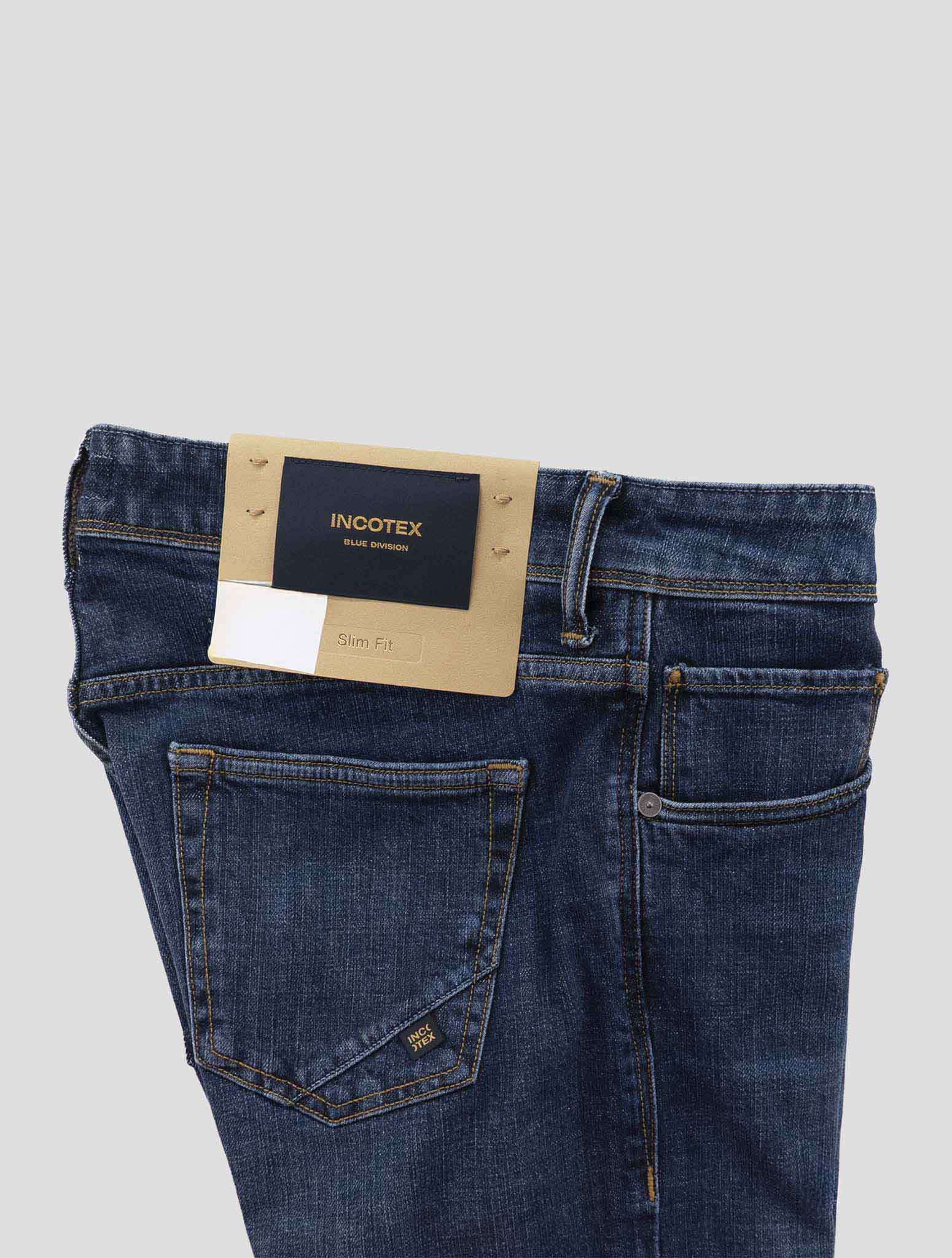 Incotex Blue Cotton Ea Jeans