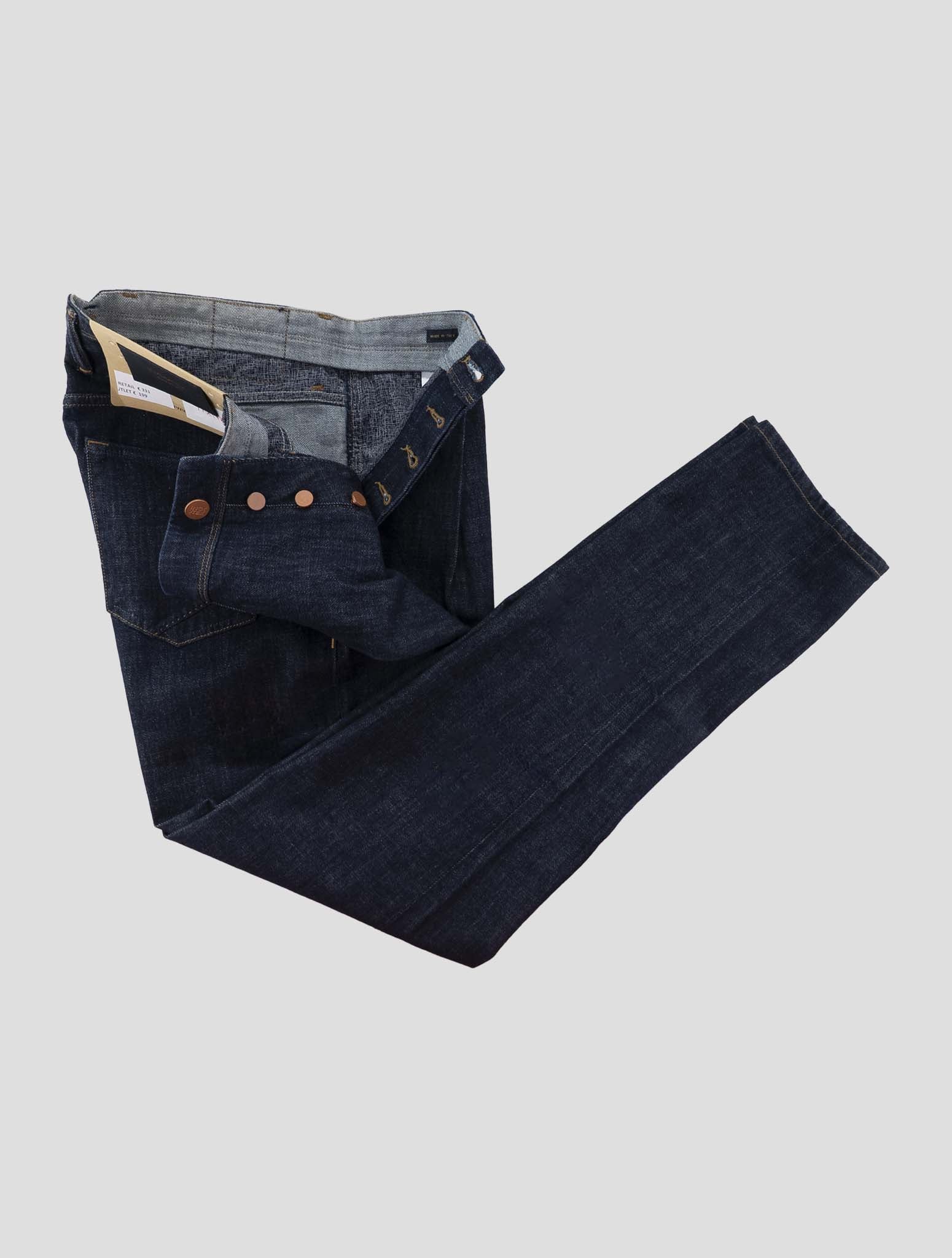 Incotex Dark Blue Cotton Ea Jeans