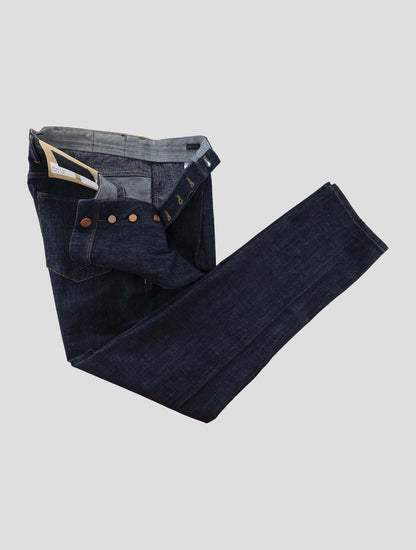 Incotex Dark Blue Cotton Ea Jeans