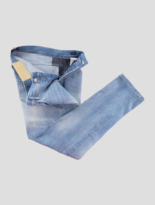 Incotex Light Blue Cotton Els Ea Jeans