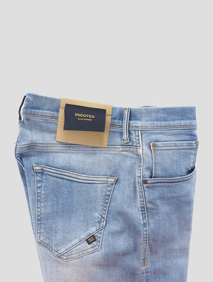 Incotex Light Blue Cotton Els Ea Jeans