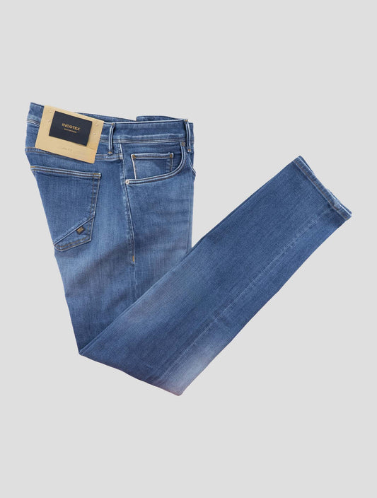Incotex Blue Cotton Els Ea Jeans