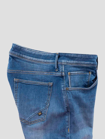 Incotex Blue Cotton Els Ea Jeans