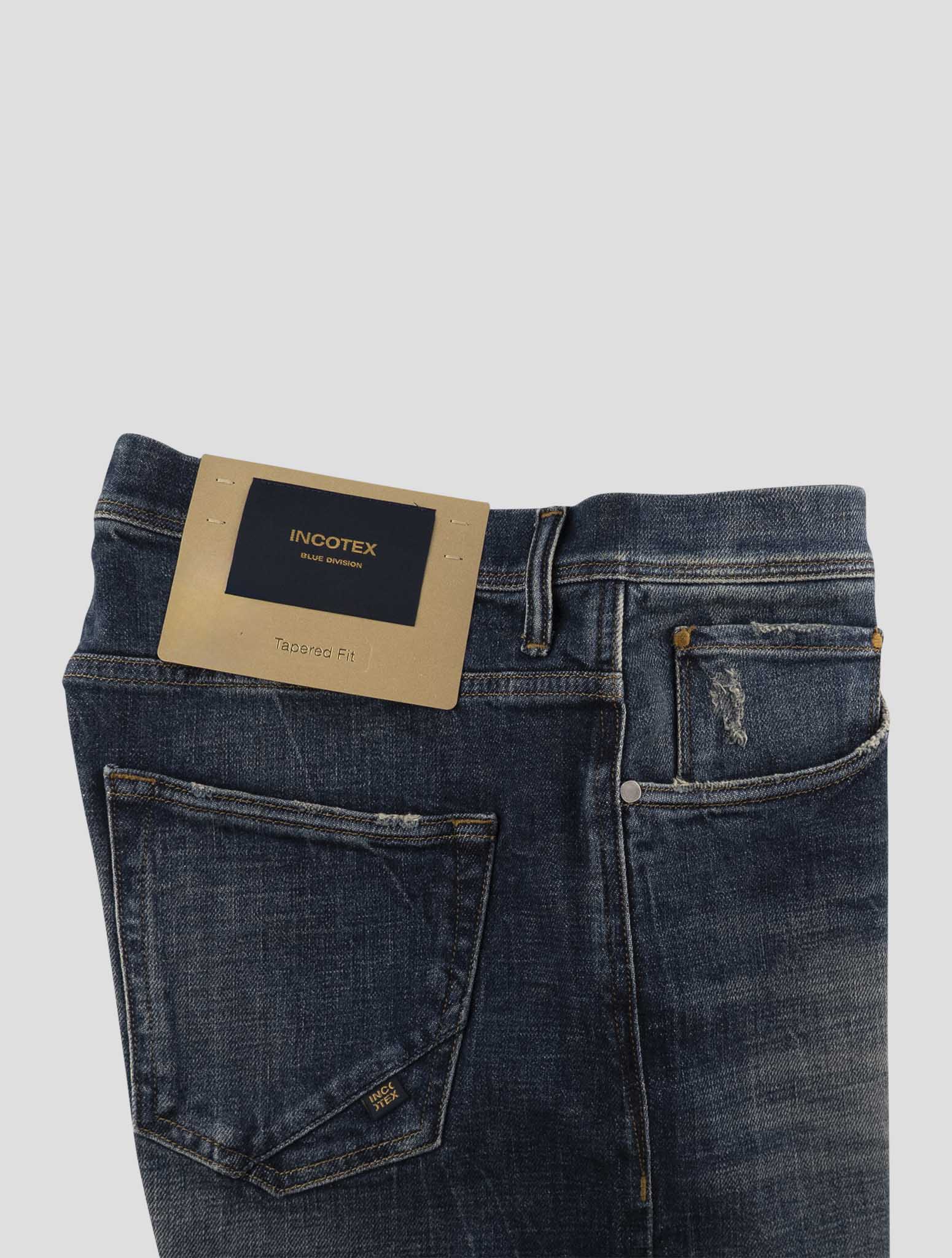 Incotex Blue Cotton Ea Jeans