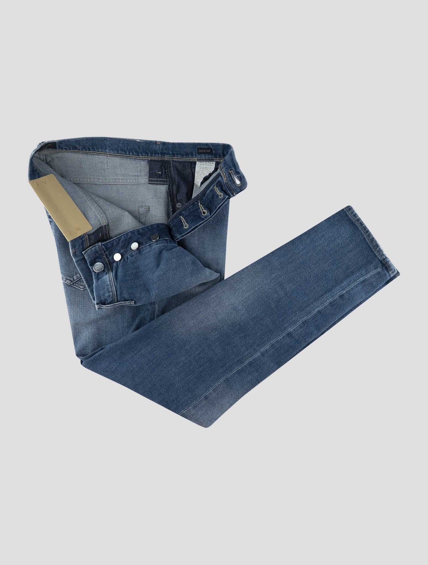 Incotex Blue Cotton Ea Jeans