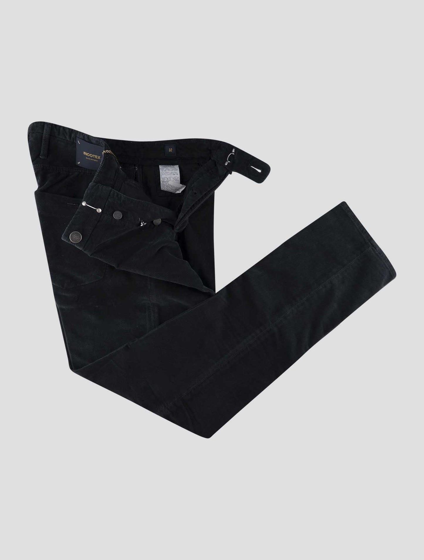 Incotex Black Cotton Ea Jeans