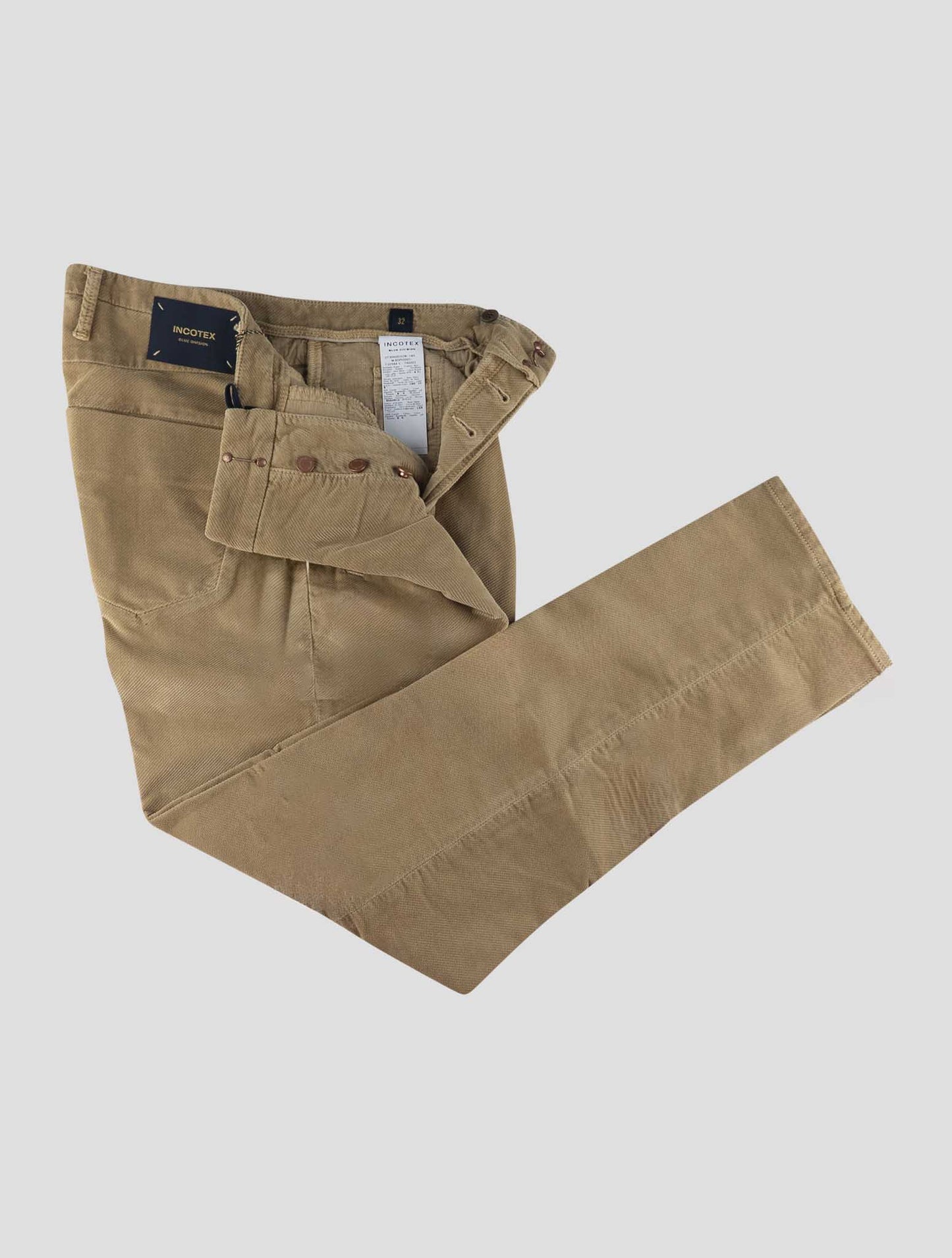 Incotex Beige Cotton Ea Pants