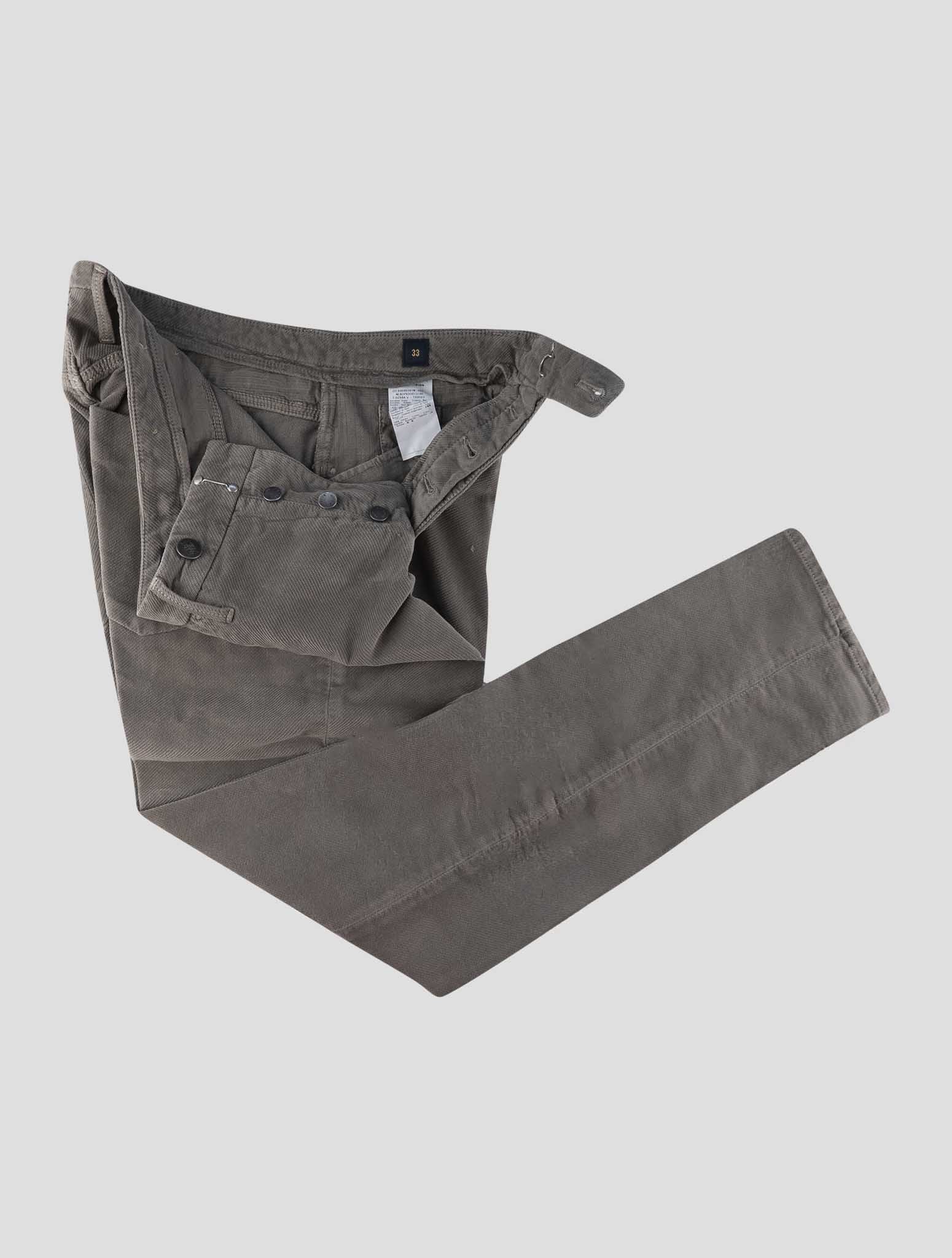 Incotex Gray Cotton Ea Jeans