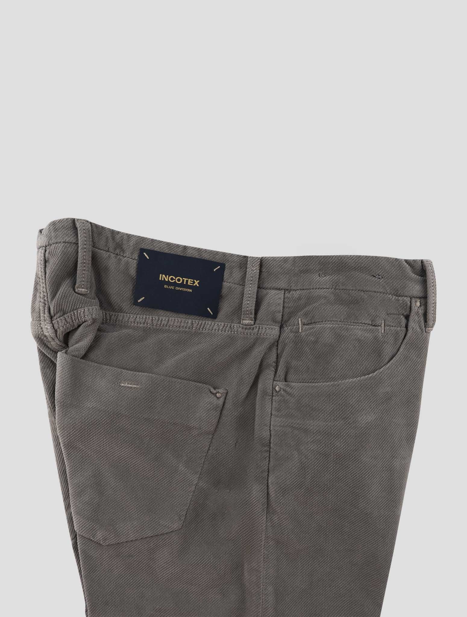 Incotex Gray Cotton Ea Jeans
