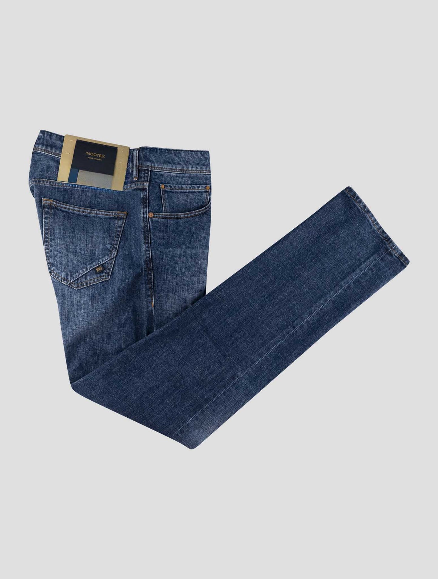 Incotex Blue Cotton Ea Jeans