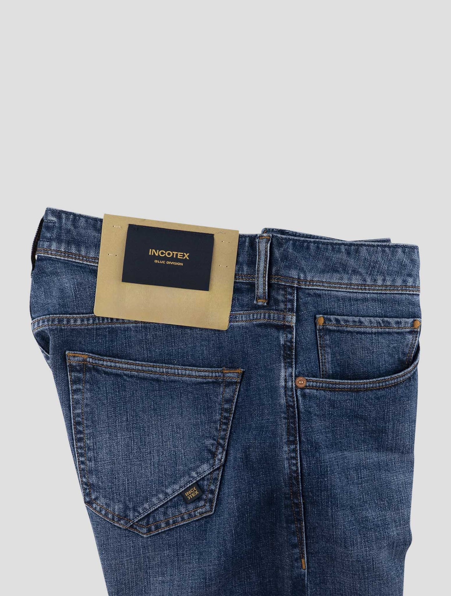 Incotex Blue Cotton Ea Jeans