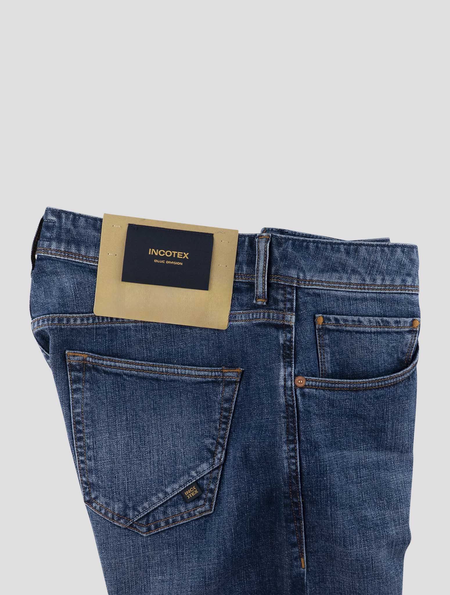 Incotex Blue Cotton Ea Jeans