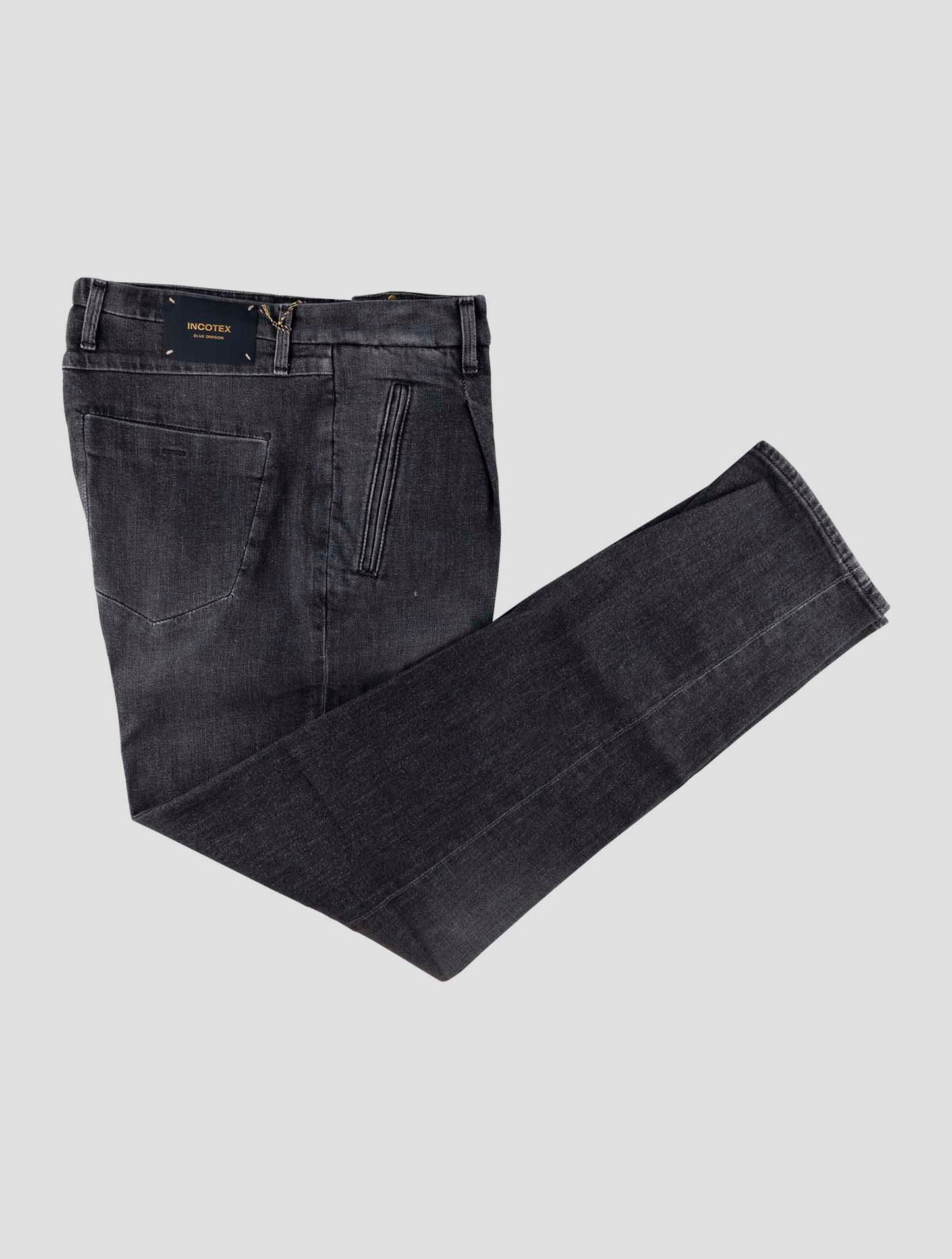 Incotex Gray Cotton Ea Jeans