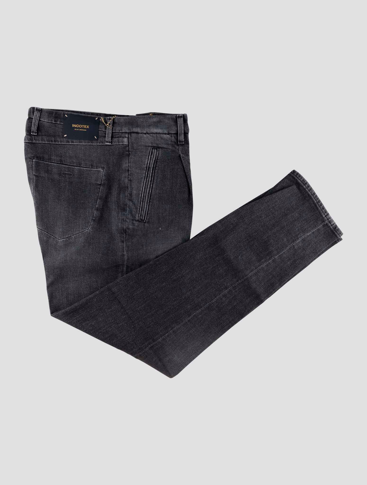 Incotex Gray Cotton Ea Jeans