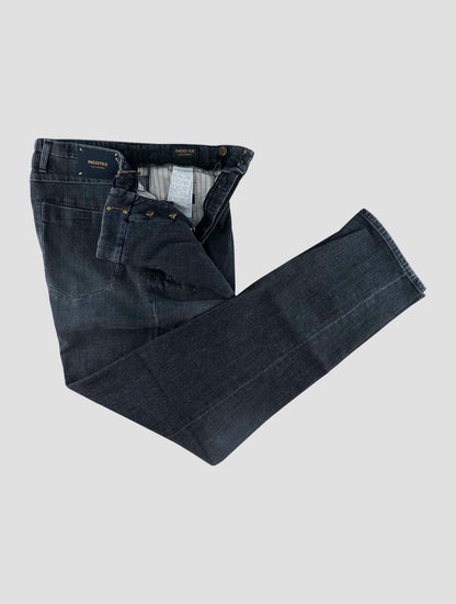 Incotex Gray Cotton Ea Jeans