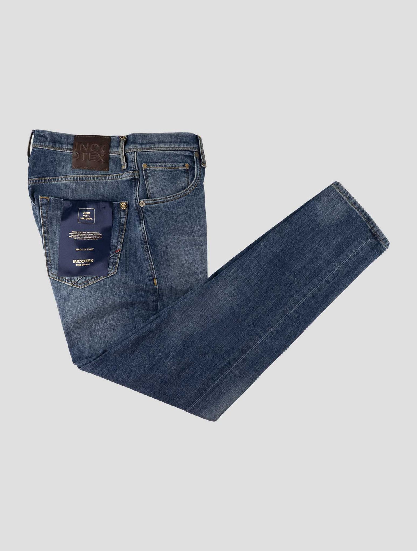 Incotex Blue Cotton Ea Jeans