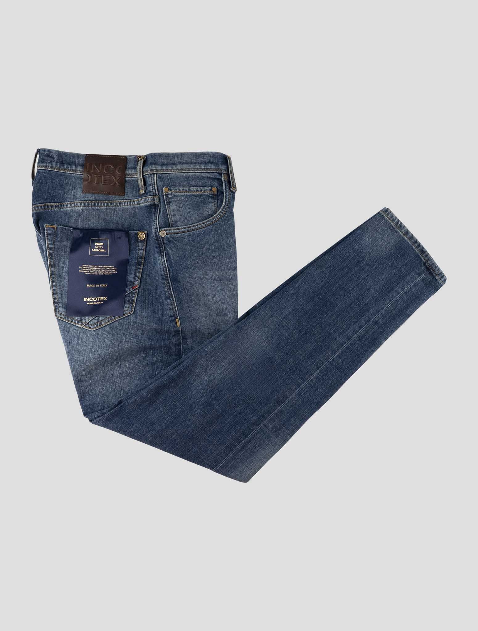 Incotex Blue Cotton Ea Jeans