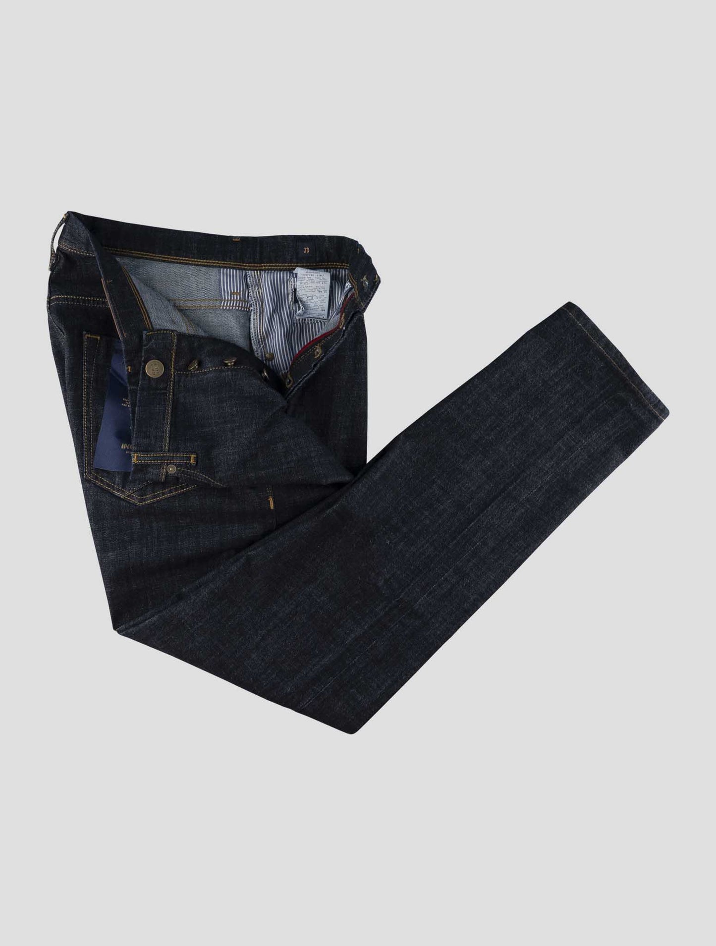 Incotex Dark Blue Cotton Ea Jeans