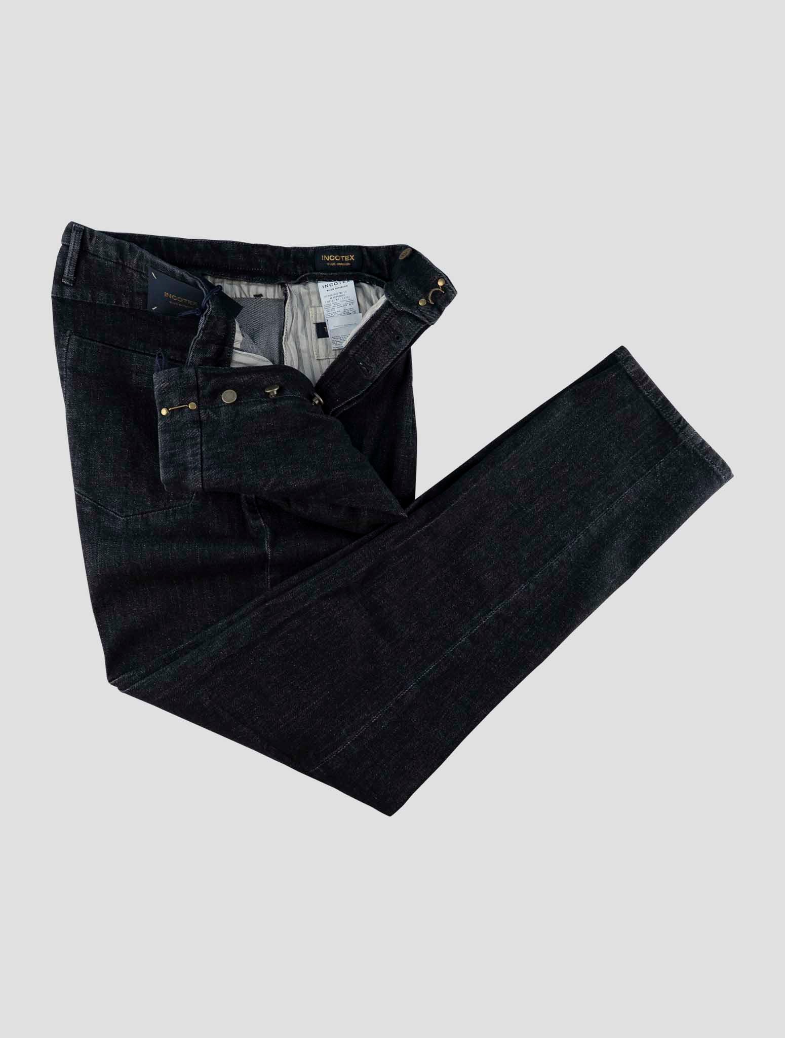 Incotex Dark Blue Cotton Ea Jeans