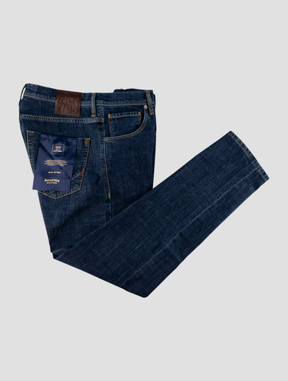 Incotex Dark Blue Cotton Ea Jeans