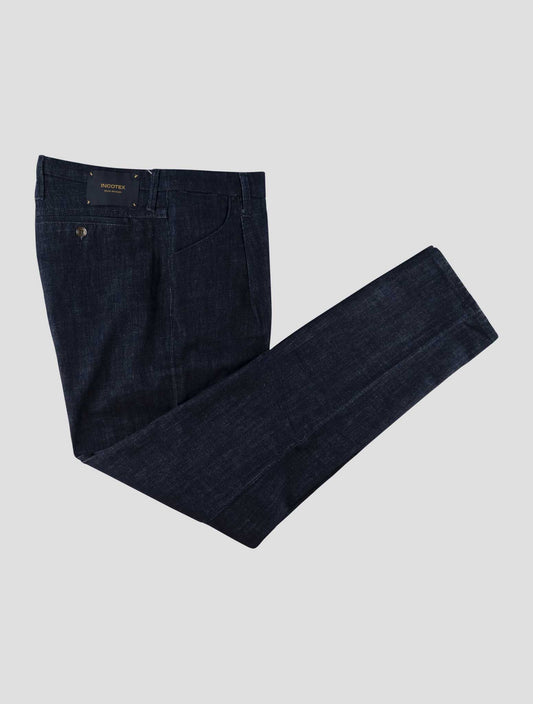 Incotex Dark Blue Cotton Ea Jeans