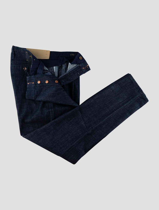 Incotex Dark Blue Cotton Ea Jeans