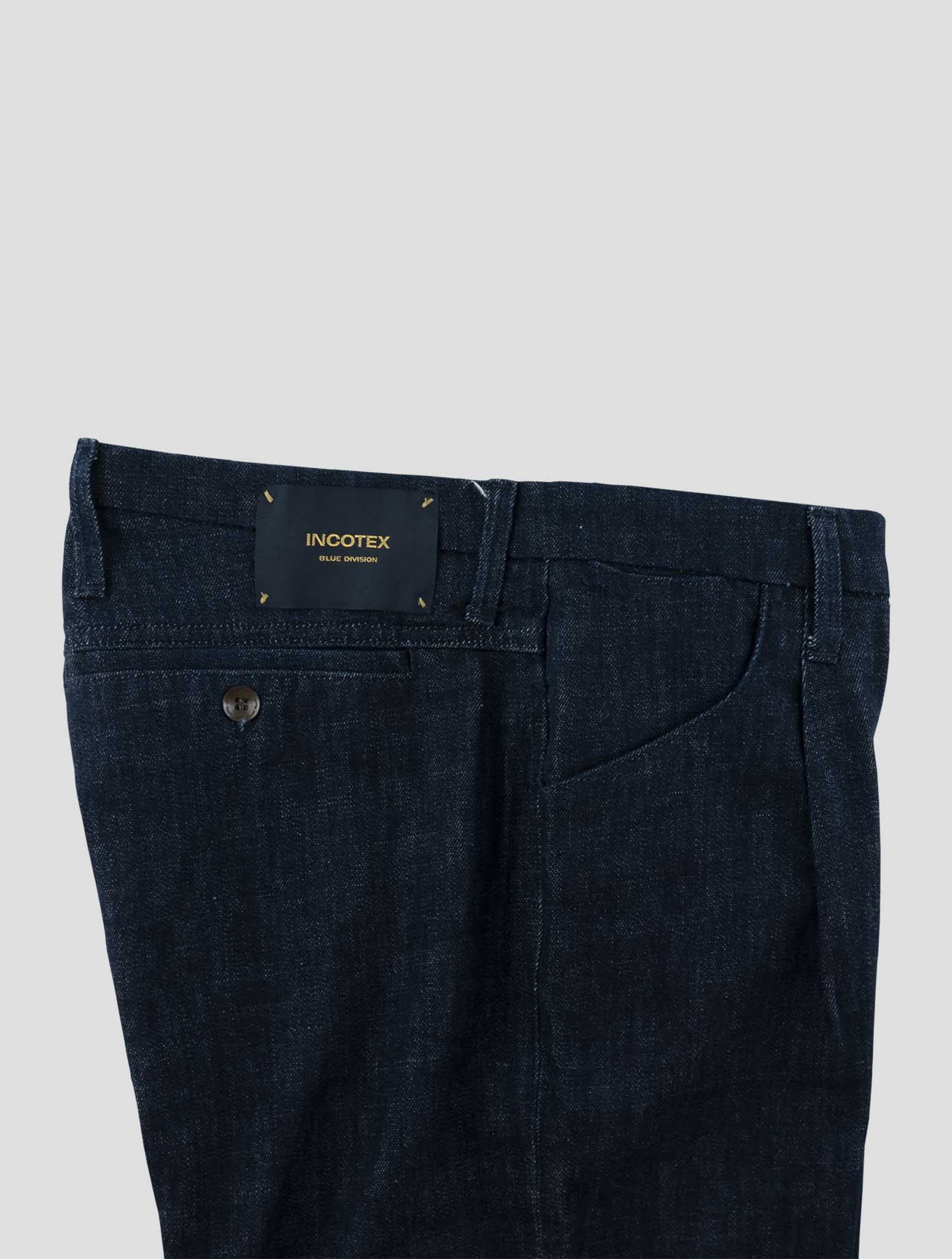 Incotex Dark Blue Cotton Ea Jeans