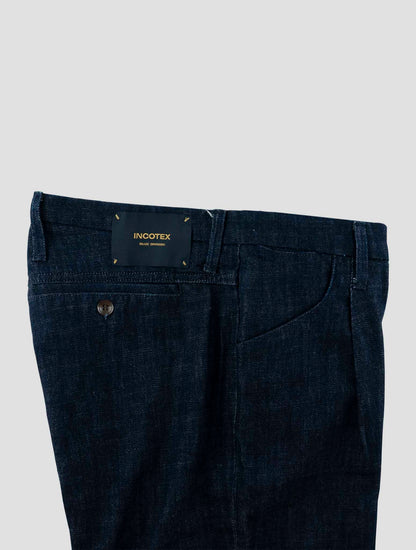 Incotex Dark Blue Cotton Ea Jeans