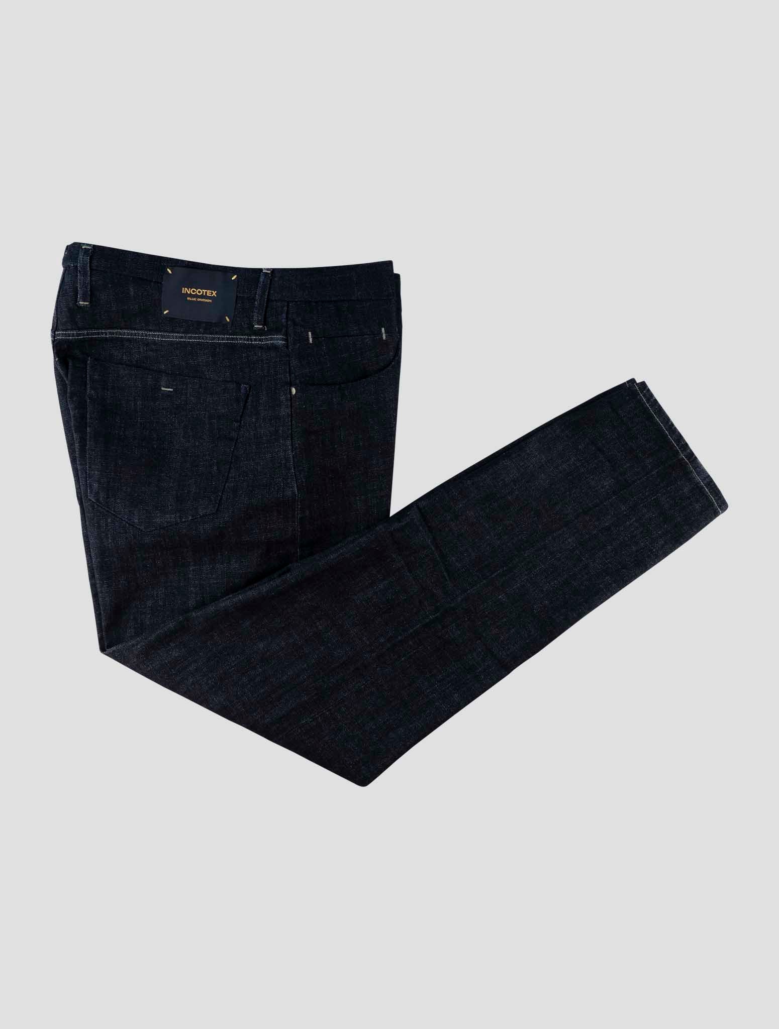 Incotex Dark Blue Cotton Ea Jeans