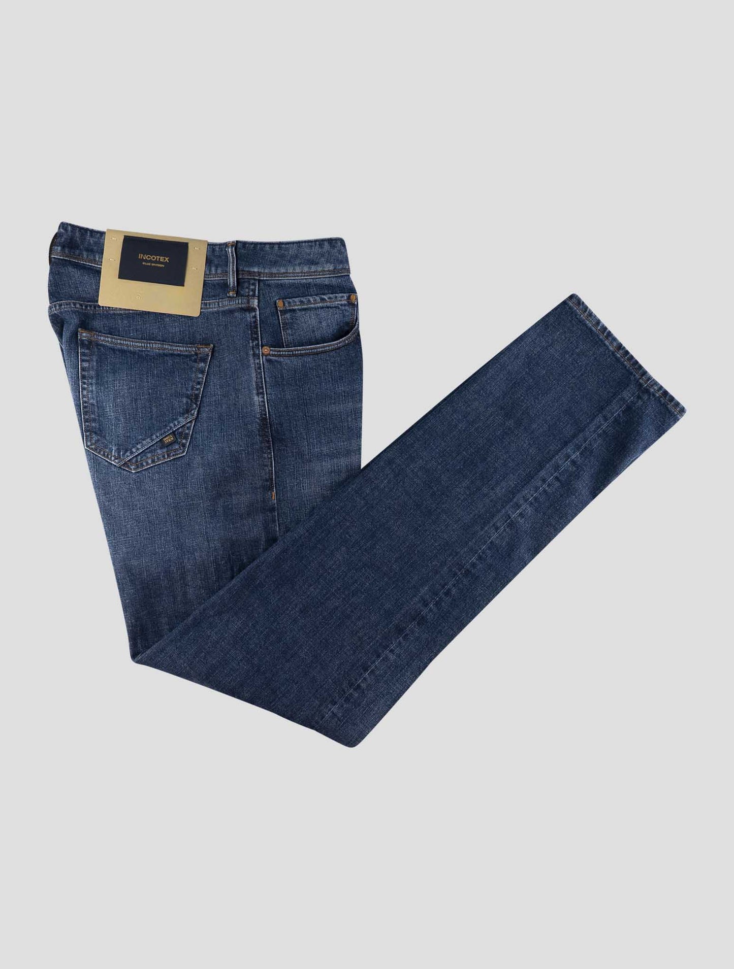 Incotex Blue Cotton Ea Jeans
