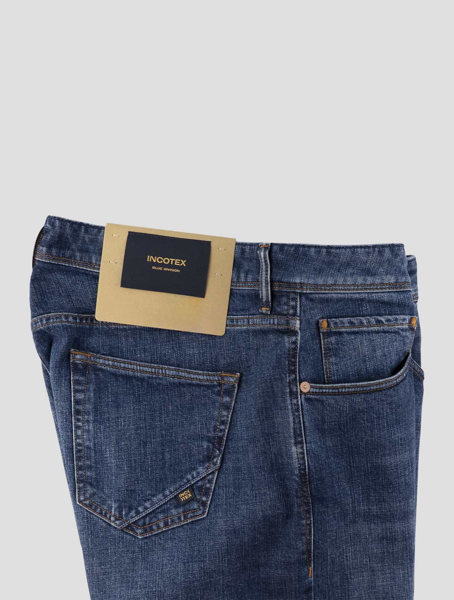 Incotex Blue Cotton Ea Jeans
