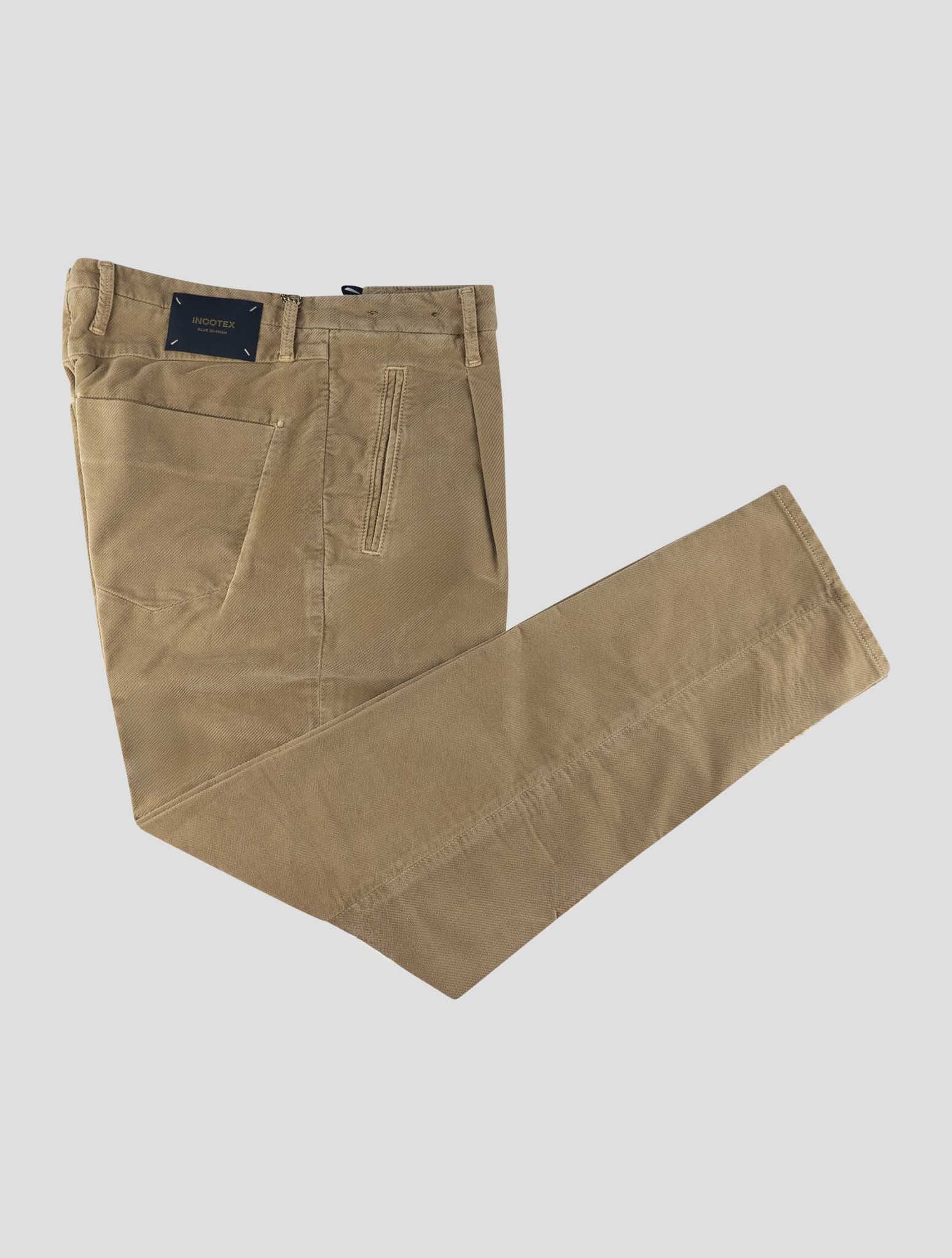 Incotex Beige Cotton Ea Pants