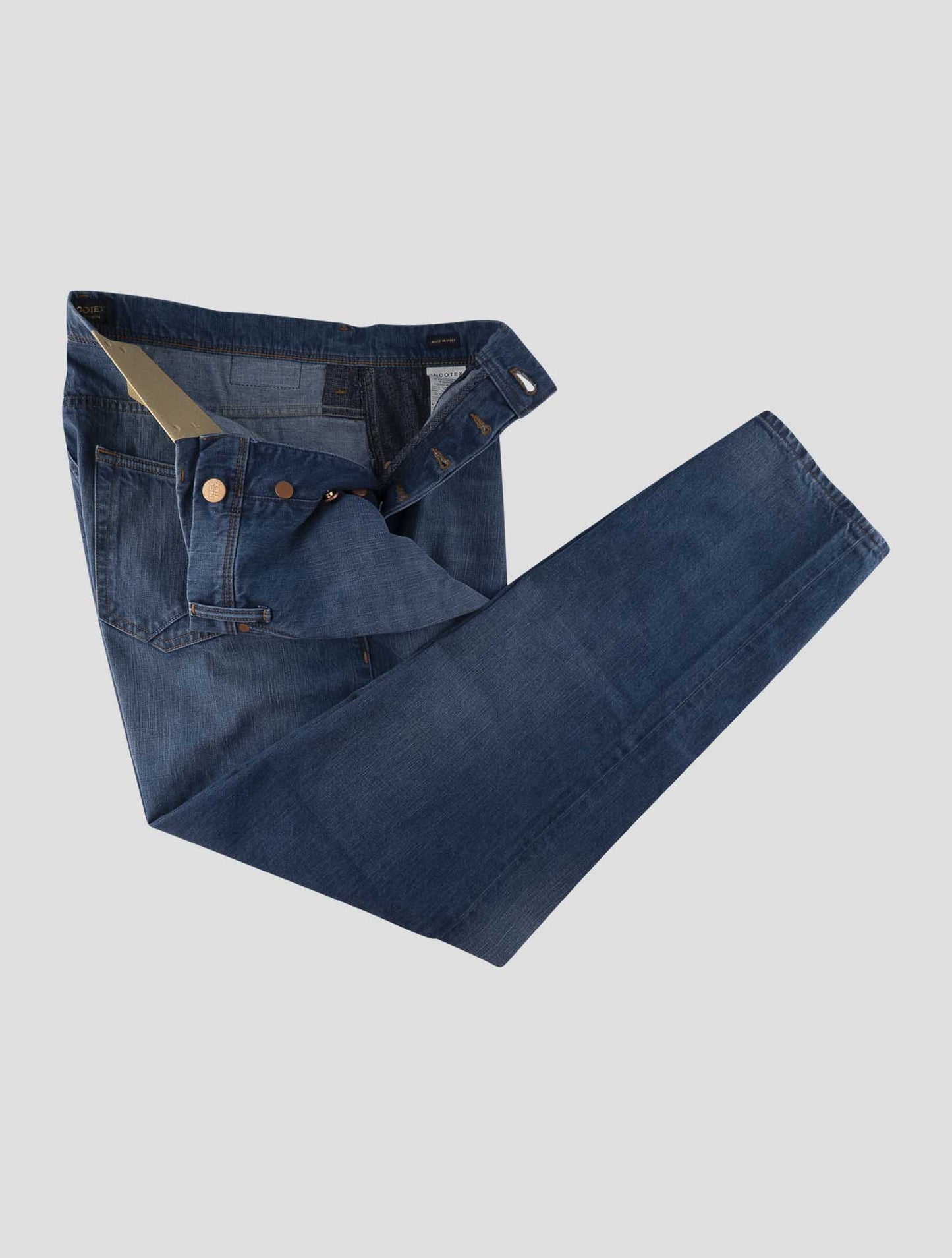 Incotex Blue Cotton Ea Jeans