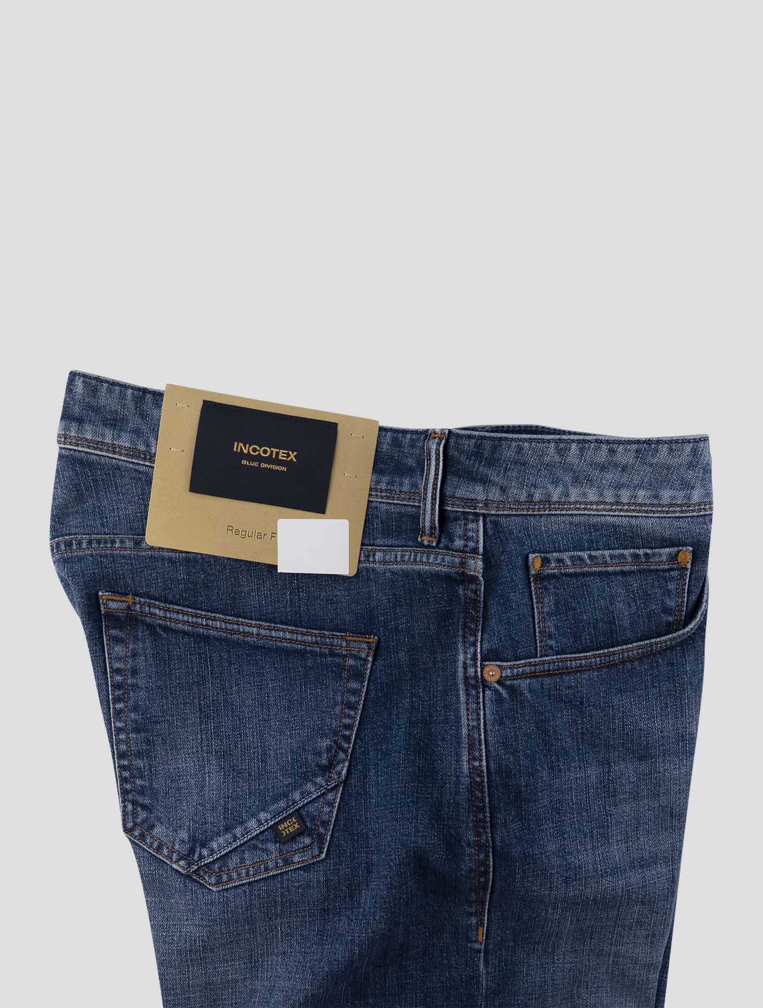 Incotex Blue Cotton Ea Jeans