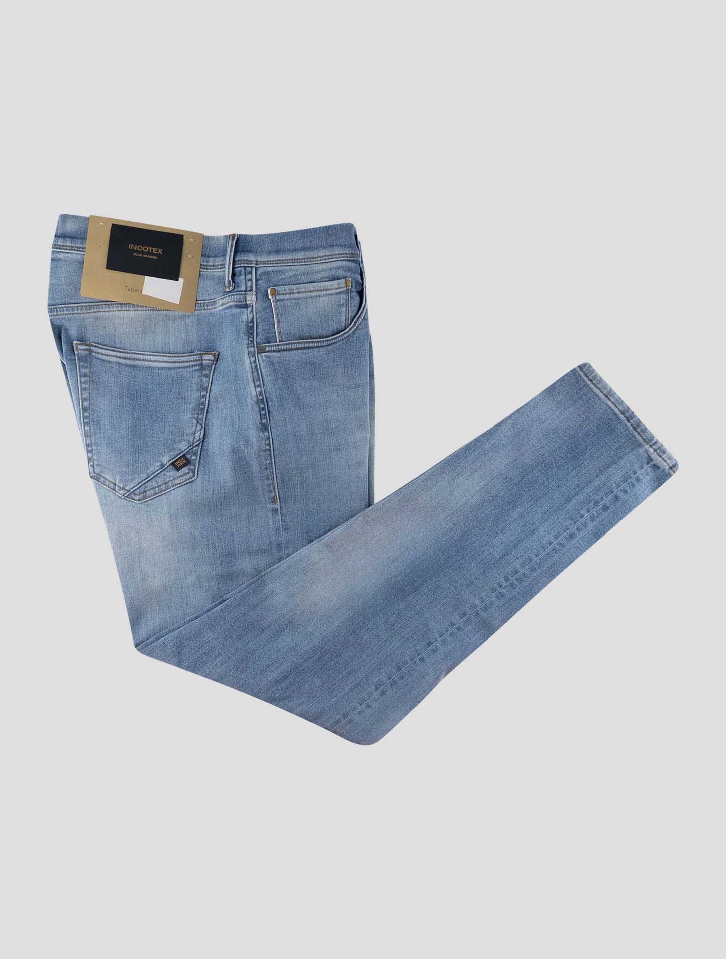 Incotex Light Blue Cotton Ea Jeans